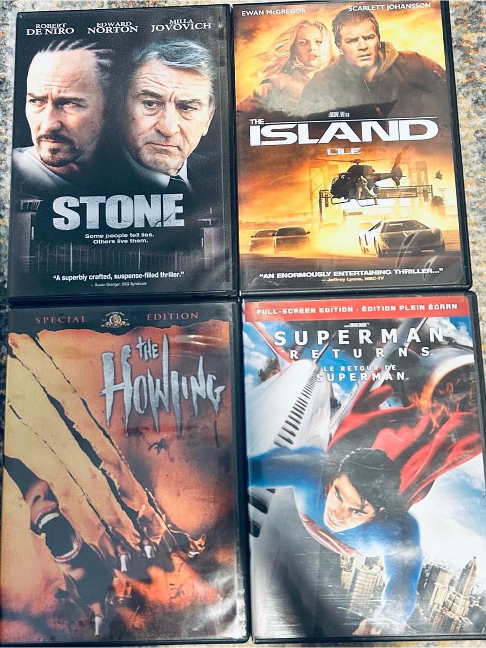 DVD Movie Lot – Action / Sci-Fi / Horror Collection – 4 Movies